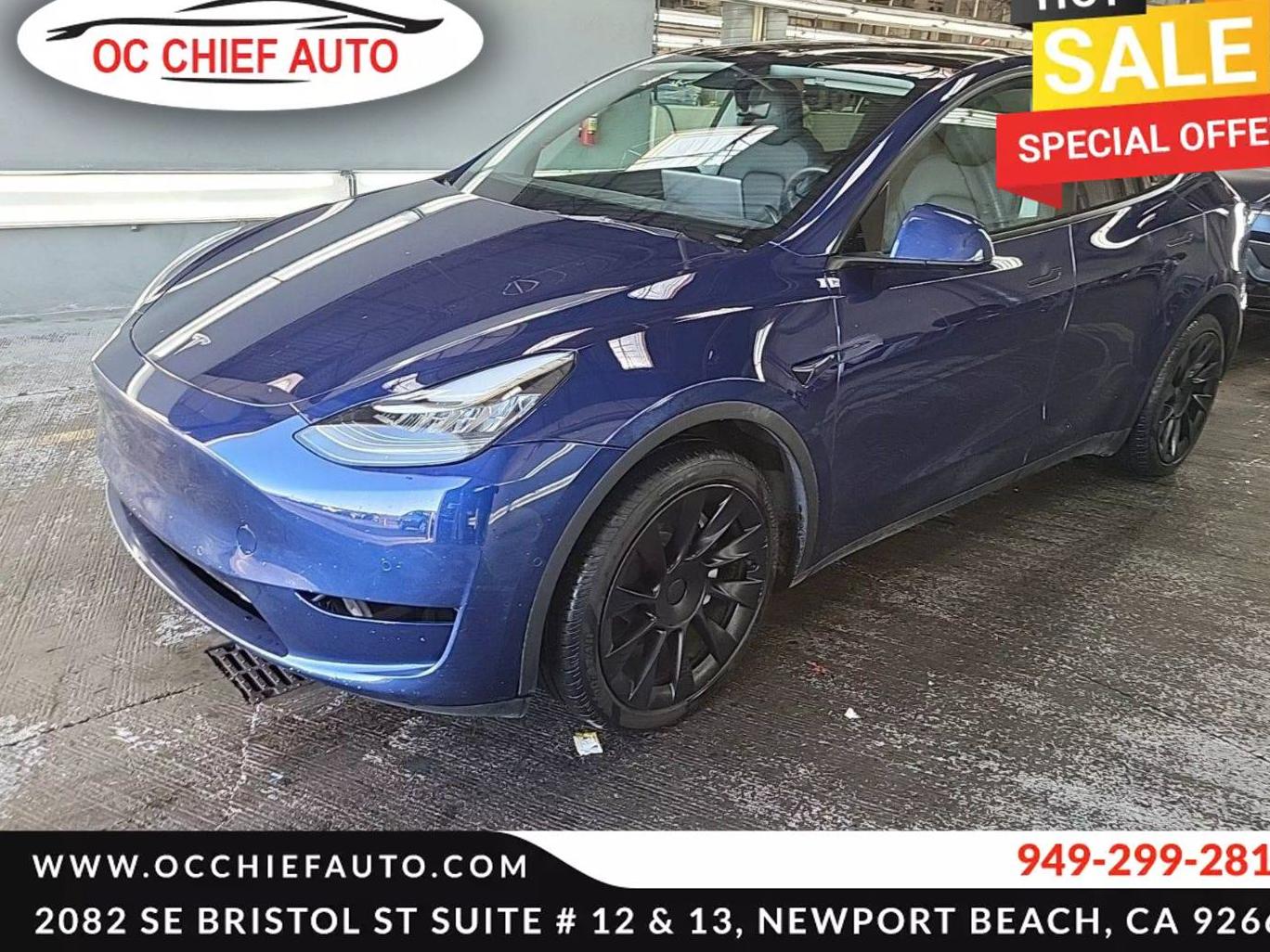 TESLA MODEL Y 2022 7SAYGDEE6NF461273 image